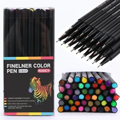 24Colour Acrylic Paint Marker Pens Extra Fine Tip Rock Permanent Posca Metal Pen • £5.99