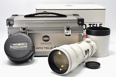 MInolta AF Apo Tele 400mm F/4.5 G High Speed Lens Sony A Mount[Near Mint] • $942