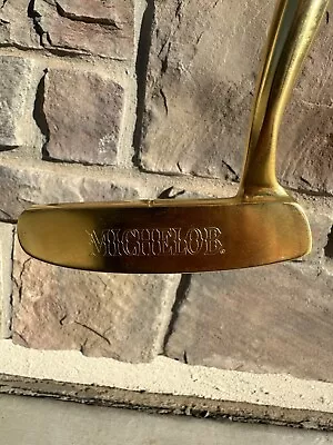 Michelob Beer Promotional Celebrity 24K Gold Plated Golf Putter 34  Air Force • $79