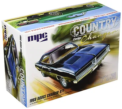 MPC  Country Charger  1969 Dodge Charger R/T 1:25 Plastic Model Car Kit 878 • $23.99