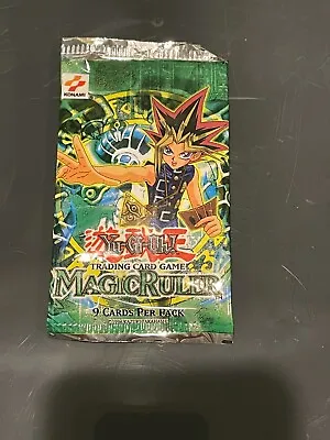 Yugioh MRL Magic Ruler EMPTY Pack Wrappers Vintage Original Logo NO Cards • $4.99