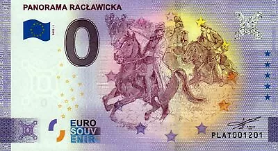 Zero Euro Bill - 0 Euro - Poland - Panorama Raclawicka 2021-1 • £6.72