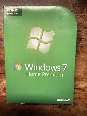 Windows 7 Home Premium Upgrade For Widows Vista • $27