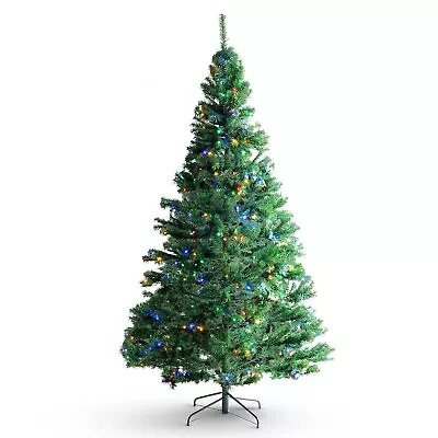 VEVOR Christmas Tree 7.5ft Prelit Artificial Xmas Tree Full Holiday Decor Tree • $98.01