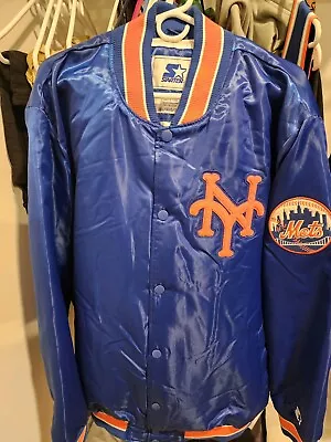 NY Mets Satin Starter Jacket 3XL New • $99