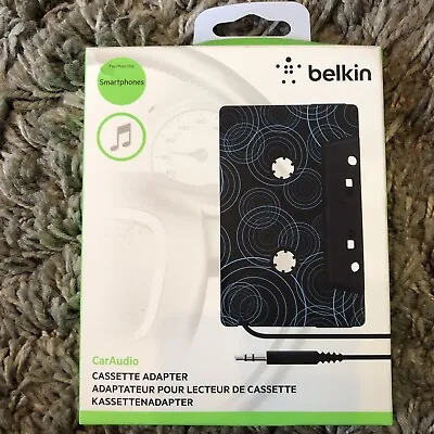 Car Audio Belkin  CASSETTE ADAPTER Aux Connector • £13.99