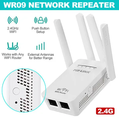 $26.99 • Buy Dual Band  Wifi Extender Repeater Range Booster Wireless Router 2.4GHz