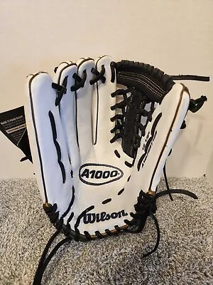 Wilson A1000 Full Leather Fastpitch 12.5” LH Thrower Outfield Softball Glove NEW • $99.95