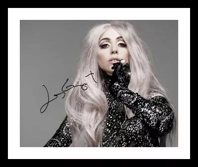 Lady Gaga Autograph Signed & Framed Photo • £19.99