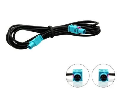 Fakra Aerial Extension Cable 3M Male To Male Car Stereo Radio Antenna Lead • £9.94