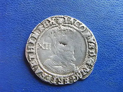 £155 • Buy James I Shilling, Third Coinage, Thistle Mintmark, 1619-25