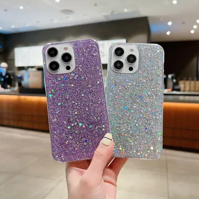$5.05 • Buy Luxury Glitter Shockproof Case Cover For IPhone 14 Pro Max 13 12 11 XR XS Max 8