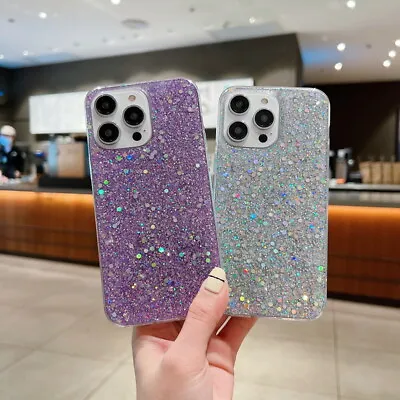 Luxury Glitter Shockproof Case Cover For IPhone 15 14 Pro Max 13 12 11 XR XS 8 • $8.13