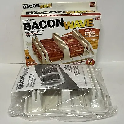 The Original Bacon Wave Microwave Bacon Tray Cooks Up To 14 TV Compleat W-Box • $12.50