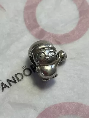 Genuine Pandora Christmas Penguin With Bell Charm  S925 ALE • £25