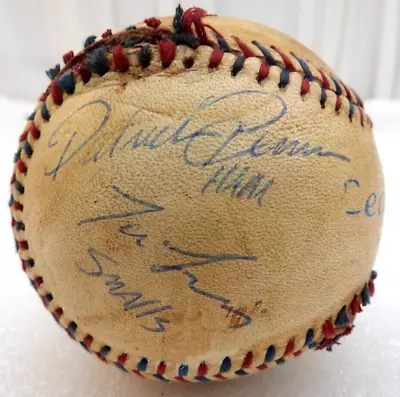 The Sandlot Cast (8) Signed Baseball W/ Facsimile Babe Ruth Autograph JSA • $249.95