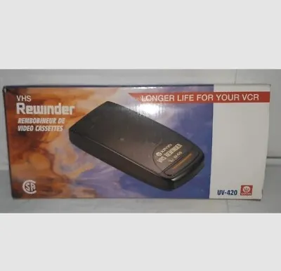 Kinyo VHS Rewinder Tape UV-420 Vintage • $13.47