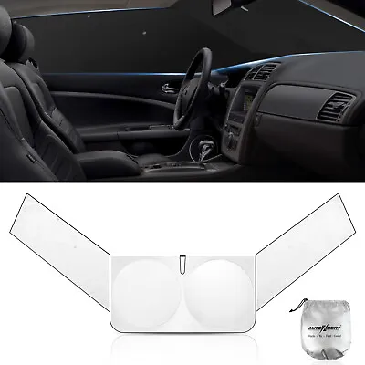 Car Sun Shade Cooler Windscreen UV Heat Reflective Visor Front Side Window Cover • $22.65