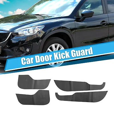 1 Set Door Anti Kick Pad Stickers Carbon Fiber Pattern Black For Mazda CX-5 • $16.14