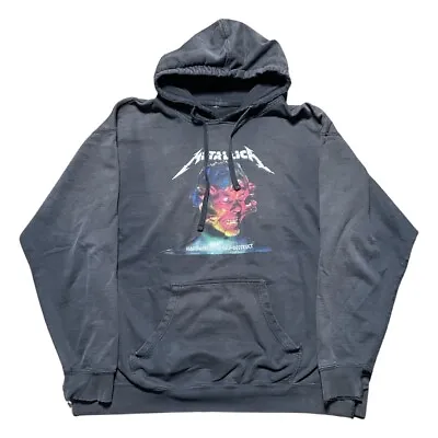 Y2K Metallica Hardwired To Self Destruct Hoodie Size XL Faded • $38.25