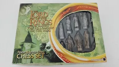 The Lord Of The Rings Chess Set Fellowship Of The Ring Pewter And Bronze Effect • £48