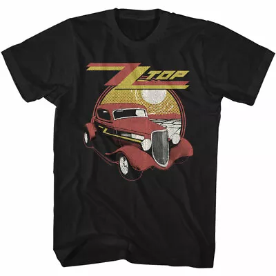 ZZ Top 1933 Ford Eliminator In The Sunset Men's T Shirt Rock Music Band Merch • $43.02