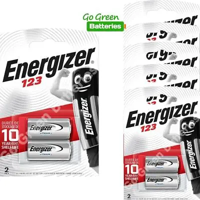 12x Energizer CR123A CR123 123 3v Photo Lithium Battery • £21.49