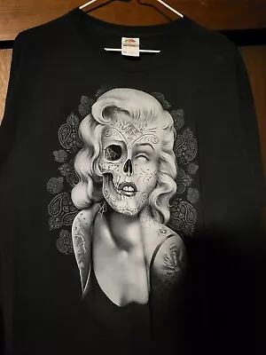 Mens Xxl Black Marilyn Monroe Tee Shirt • $15