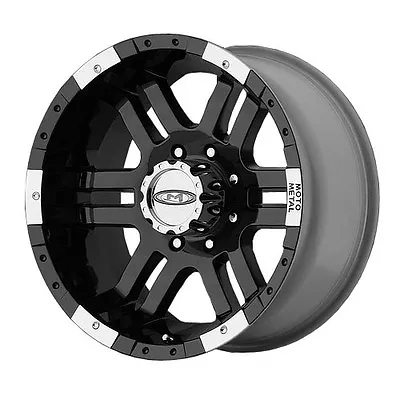 (4) Moto Metal Snap In CHROME Center Caps 8 Lug 950 951 16 17 18 20 Inch Rim • $96