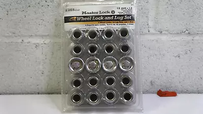 MASTER LOCK 2965XDAT WHEEL LOCK&LUG SET 12mm X 1.5 • $25