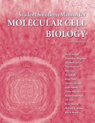 Solutions Manual For Molecular Cell Biology - Paperback By Lodish Harvey - GOOD • $5.68