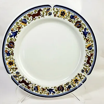 Villeroy & Boch Troubadour Bird Horse Salad Plate 8.25  Blue Back Stamp • $10.81