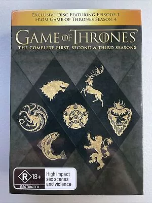 Game Of Thrones : Season 1-3 (Box Set DVD 2013) • $22