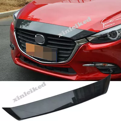 Front Bumper Upper Grille Top Trim Hood Molding Trim For Mazda 3 Axela 2017-2018 • $126.88