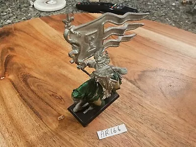 Warhammer Fantasy AOS OLD WORLD Bretonnian Grail Knight Standard METAL AR166 • $50