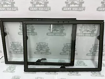 2 New Complete Windshield Set Frame M809 M35a2 2.5 And 5 Ton M35 M35a3 M809 M37  • $378.99
