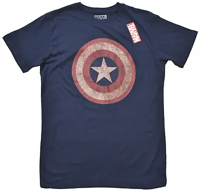 Marvel Captain America Shield T Shirt Official New • £9.99