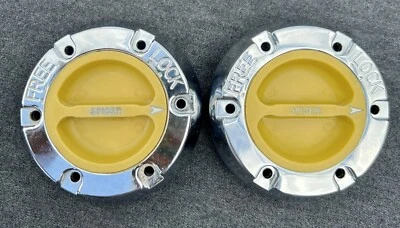 $203.50 • Buy Nos Oem Dana 60 Spicer Locking Hub Knobs And Chrome Retainers