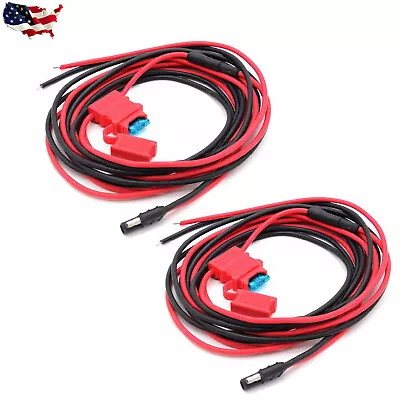 QTY 2 Power Cable Motorola Mobile HKN4137 PM400 CM200 CM300 CDM750 CDM1250 M1225 • $19.90