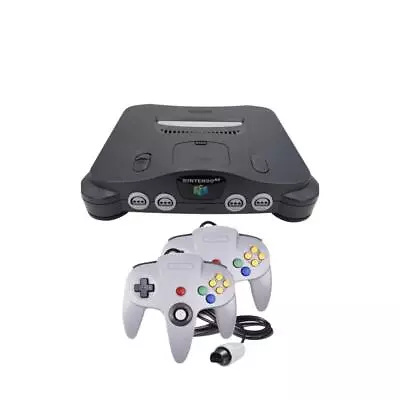 REFURBISHED Nintendo 64 N64 Console - Grey - New Controller - Jumper Pack • $144.98