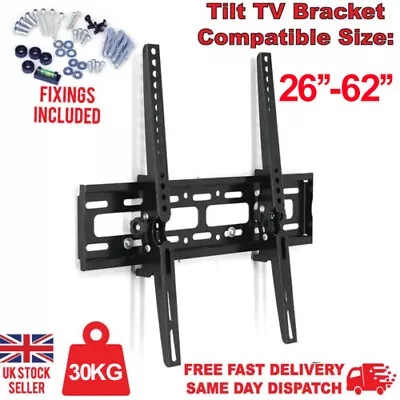 TV Wall Bracket Mount For LED LCD 26 32 42 46 47 48 49 50 60  Inch UK • £9.79