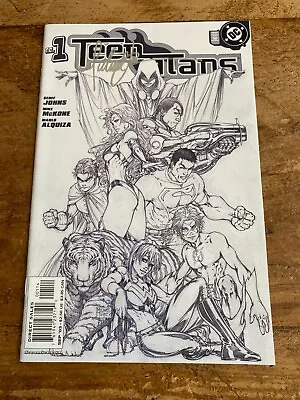 Teen Titans #1 DC 2003 Signed By Michael Turner NM Sketch Variant DC Comics X • $27.99