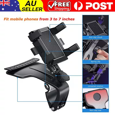 Car Mobile Phone Holder Rotating Universal  Multifunctional Bracket Dashboard HQ • $10.86