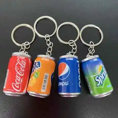 Super Fun Novelty Coke - Pepsi - Sprite - Fanta - Beer - Can Key Rings Stash Pot • £3.99
