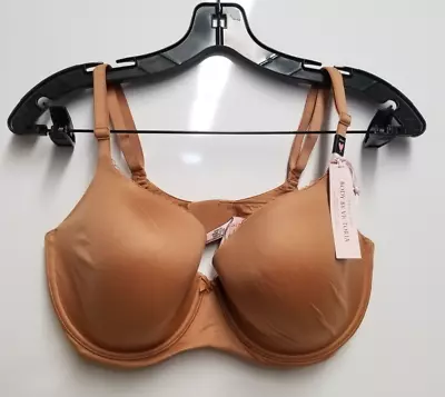 Victoria's Secret 11205788 Lightly Lined Smooth Demi Bra Sz 36DDD - 4YQY Brown • $20.05