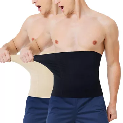 Seamless Waist Trainer For Men Firm Tummy Control Shapewear Waist Slimmer Girdle • $11.19