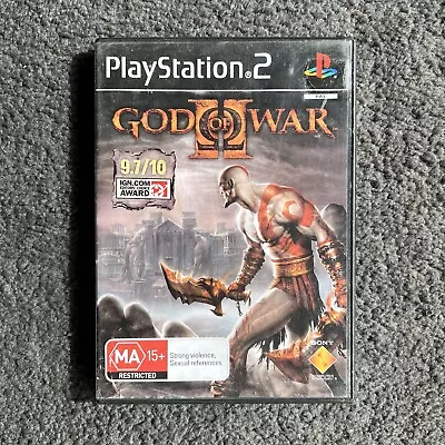 God Of War 2 PS2 PAL Black Label With Platinum Disc PlayStation 2 • $14.99