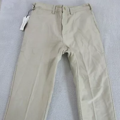 RM Williams Pants Mens W32 L32 Beige Straight Moleskin Australia • $19.23