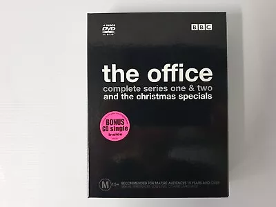 The Office UK Series 1 & 2 DVD + Christmas Specials & Bonus CD Region 4 PAL • $30