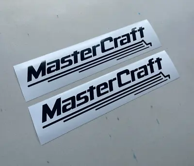 $12.64 • Buy Mastercraft Ski Boat 12  Logo Window SET OF 2 Multi-Color Vinyl Decal Sticker